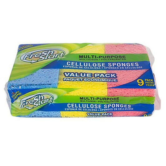 Multipurpose Cleaning Cellulose Sponge 9 Pack
