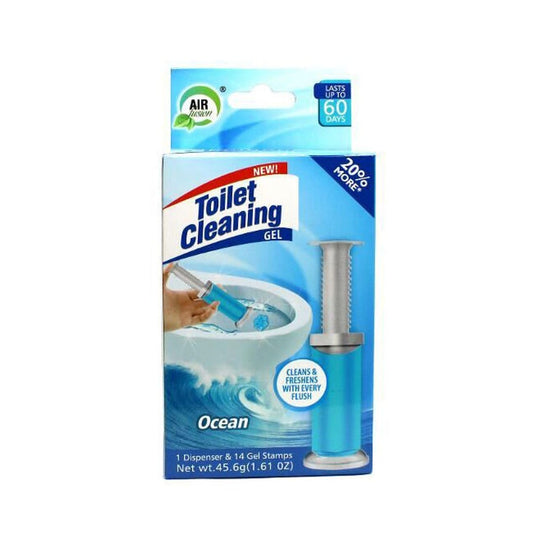Toilet Cleaning Gel & Dispenser Lavender Ocean Scented 15 Pack