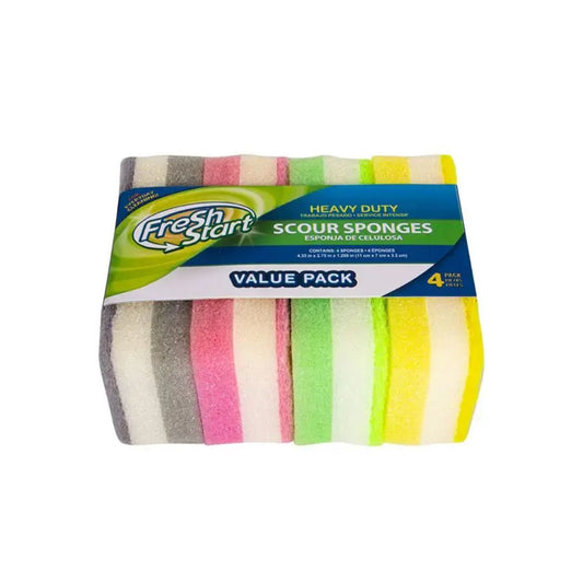 Heavy Duty Scrub Sponge 4 Pack