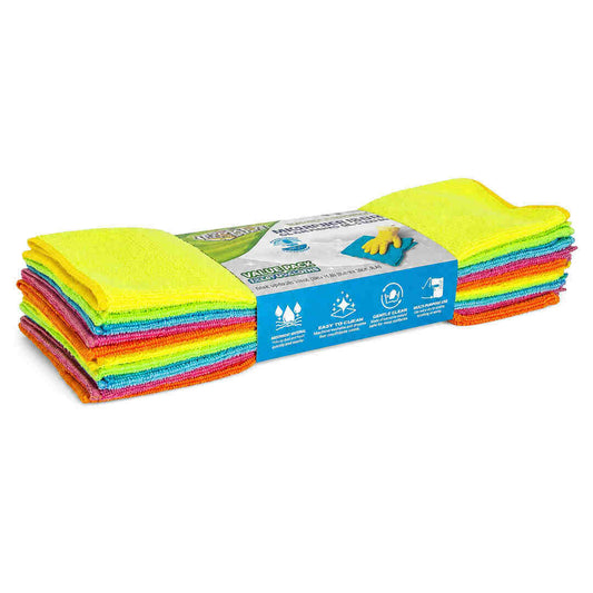 Microfibre Cleaning Cloths Multi-Purpose 10 Pack