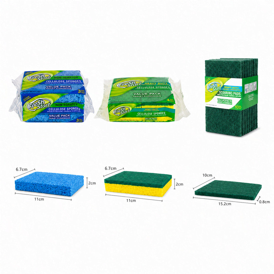 17 Piece Best Value Kitchen Cleaning Bundle