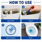 Toilet Bowl Cleaner & Air Freshener Odour Eliminator Linen 4 Pack