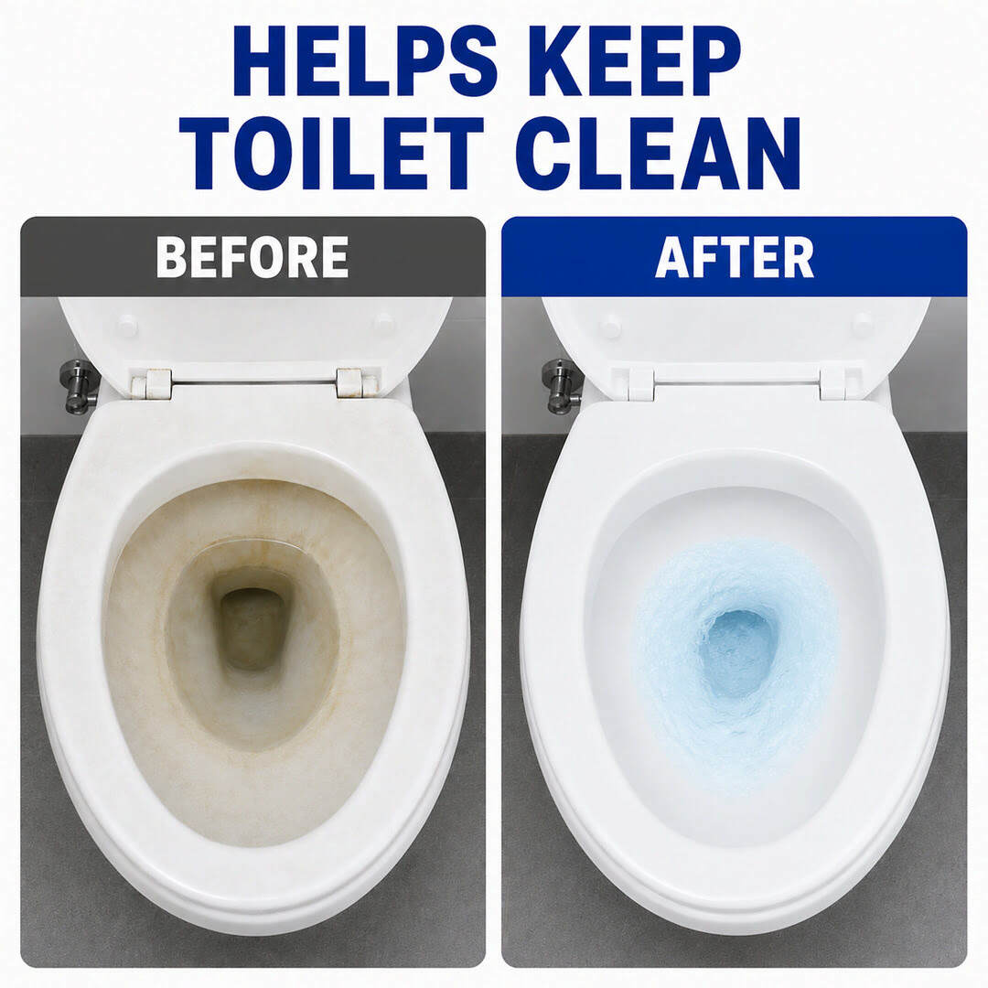 Toilet Bowl Cleaner & Air Freshener Odour Eliminator Linen 4 Pack