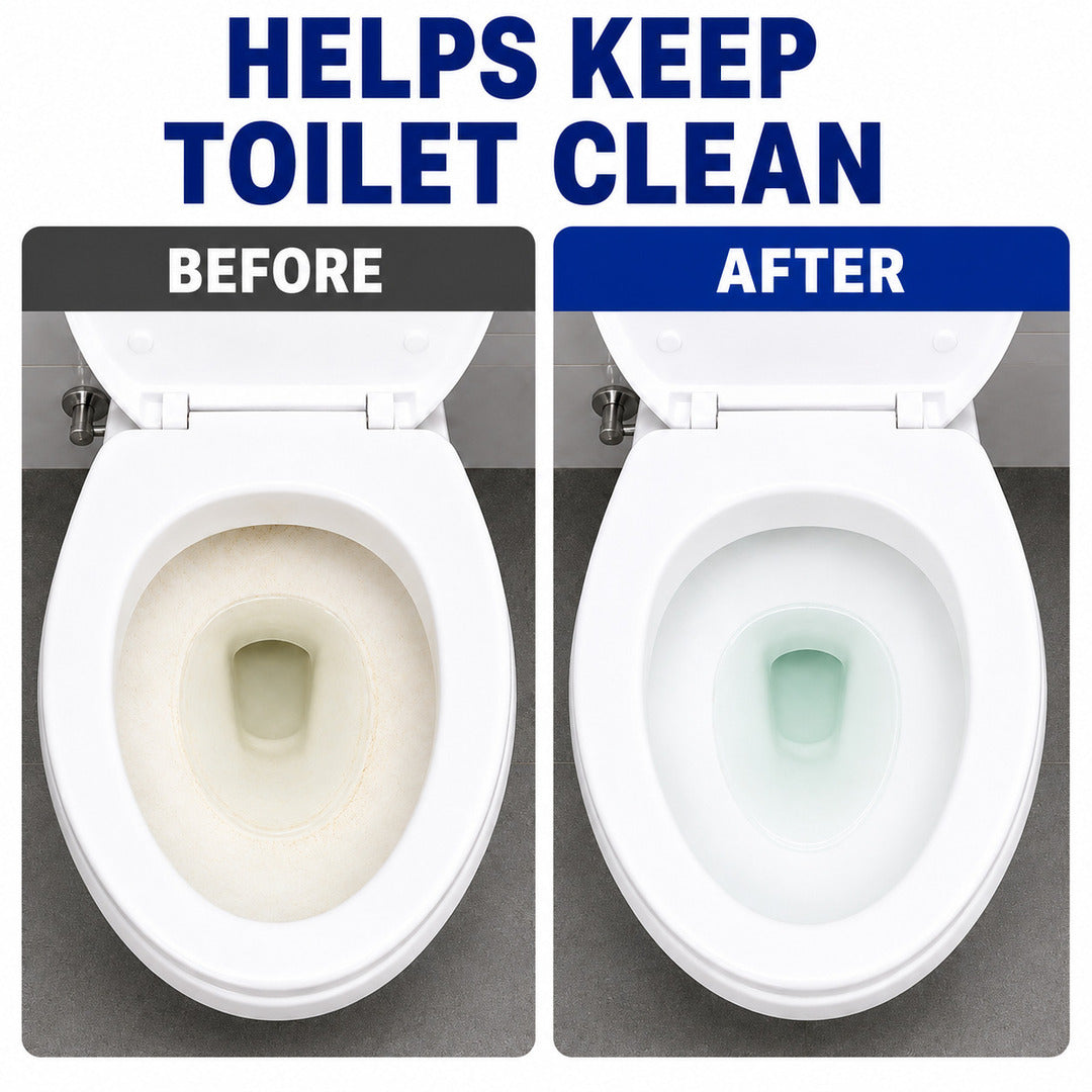 Toilet Bowl Cleaner & Air Freshener Odour Eliminator Pine 4 Pack