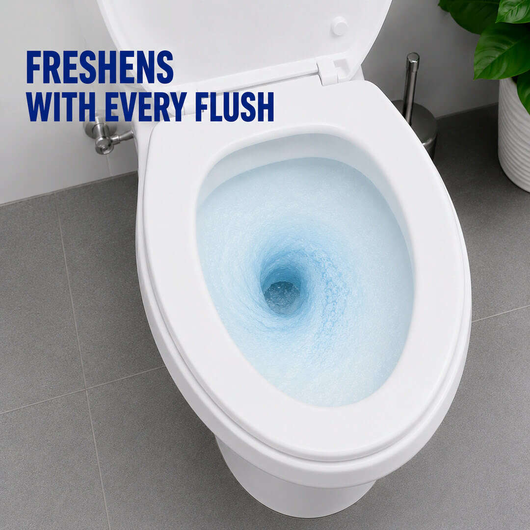 Toilet Bowl Cleaner & Air Freshener Odour Eliminator Linen 4 Pack