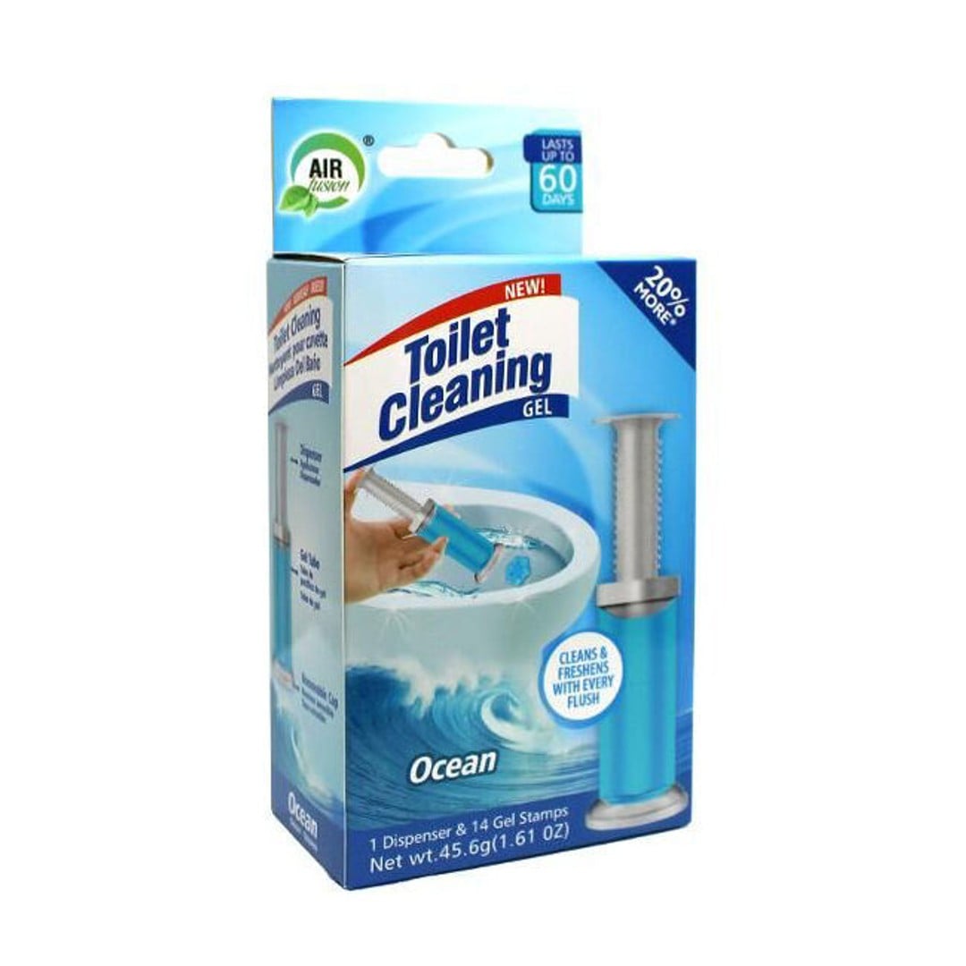 Toilet Cleaning Gel & Dispenser Lavender Ocean Scented 15 Pack